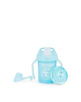 Neišsiliejantis puodelis su rankenėlėmis Twistshake Mini Cup, 230 ml, 4 mėn., pastel blue