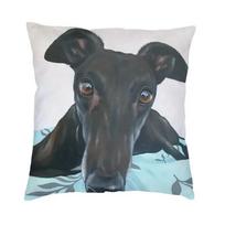 Greyhound pagalvės užvalkalas Whippet Sihthound šuo Minkštas aksomas Prabangūs pagalvių užvalkalai sofai Namų dekoras Biuras Lauko pagalvė 30x30cm