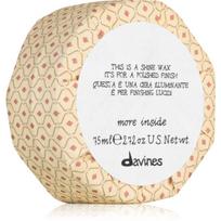 Davines More Inside Shine Wax plaukų formavimo vaškas plaukų blizgesiui ir švelnumui užtikrinti 75 ml