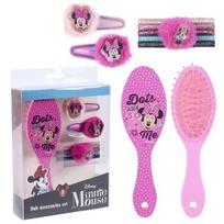 Plaukų papuošalai Minnie Mouse Rožinė (8 vnt.)