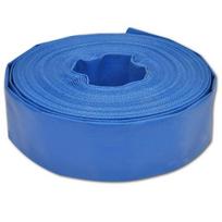 vidaXL Plokščia žarna, 25m, 2", PVC, vandens tiekimo