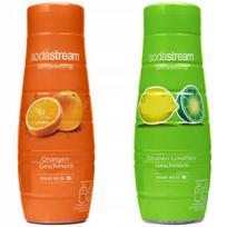Sirupas, skirtas "SodaStream Classics Orange 440ml+Lime Lemon 440ml