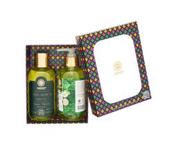 Dovanų rinkinys (dušo želė 200ml + skystas rankų muilas 200ml) JASMINE-GREEN TEA Saules Fabrika