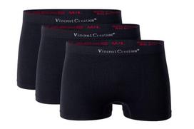 Vyriški besiūliai apatiniai su mikrofibros pluoštu Vincent Creation 1004, 3 vnt.