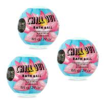 Vonios druskos burbulas Lotusas&Orchideja Organic Shop Chill Out, 3 x 85 g