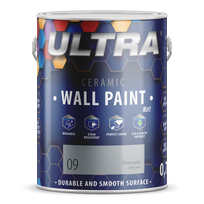 Interjero dažai ULTRA ceramic, plieno audra (9), 2,5 l