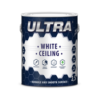 Lubų dažai ULTRA Ceiling, balti, 2,5 l