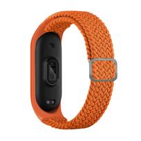 Apyrankė Braided Fabric Strap Xiaomi Mi Band 3 / 4 / 5 / 6 oranžinė