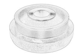 vibracijos slopintuvas, V formos rumbuotas diržas OE JOHN DEERE DZ103168-JD