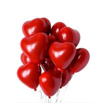 50Pcs Red Heart Latex Balloons Wedding Party Decoration MIT 50pcs