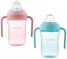 Neišsiliejantis puodelis su silikoniniu žinduku,CANPOL BABIES, 56/605, 9m+, 220ml