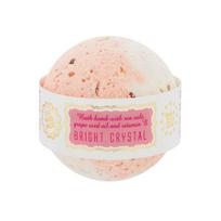 Vonios burbulas "Bright Crystal" su jūros druska ir vynuogių sėklų aliejumi, Saules Fabrika, 145 g