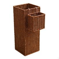 Rankų darbo skėčių laikiklis su krepšiu prieškambariui ir koridoriui 20cmx20cmx49cm