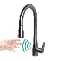 Virtuvės maišytuvas Touch, čiaupas JF-9016B, ištraukiamasis snapelis - jutiklis, 2 režimai, Virtuvės maišytuvas Touch, čiaupas JF-9016B, ištraukiamasis snapelis - jutiklis, 2 režimai
