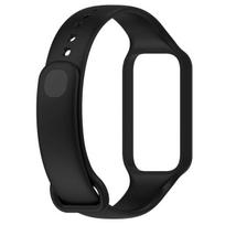 „BestAccessories“, silikoninis dirželis, skirtas „X. Mi Band 8 Active“ / „Redmi Smart Band 2“, juodas