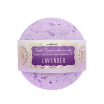 Vonios bombos "Lavender" su jūros druska ir vynuogių sėklų aliejumi, Saules Fabrika,145 g