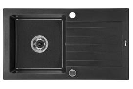 Deante granitinė virtuvinė plautuvė Deante Zorba ZQZ G113, Metallic graphite