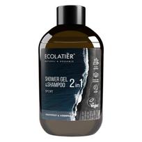 Dušo želė ir šampūnas 2-in-1 Sport Ecolatier Urban, 600 ml