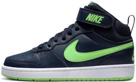 Sportiniai batai vyrams Nike Court Borough Mid 2 Navy Green CD7782 403, mėlyni
