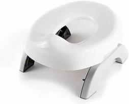 Kelioninis puodukas - tualeto kėdutė kūdikiams 2-in-1, white/grey