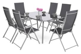 Lauko baldų komplektas Casablanca 145 cm, pilka