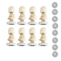 Ratukų komplektas dušo kabinos durims A-184, 23 mm, 8 dalių