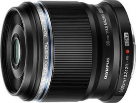 M.Zuiko Digital ED 30mm f/3.5 Macro lens, black