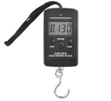 Svarstyklės Žvejybos svarstyklės su kabliuku ir LCD apšvietimu, 40 kg