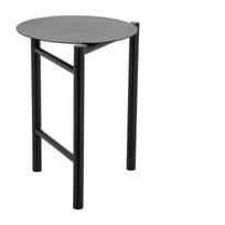 Taburetė iš metalo juodos spalvos Disc – Zone