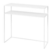 Iš metalo konsolinis staliukas baltos spalvos 35x85 cm Fera – Blomus
