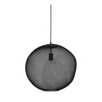 Kabantis šviestuvas matinės juodos spalvos ø 50 cm su metaliniu gaubtu Reilley – Light & Living