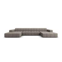 Kampinė sofa tamsiai pilkos spalvos („U“ formos) Chicago – Cosmopolitan Design