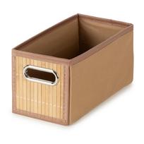 Daiktadėžė iš bambuko natūralios spalvos 15x31x15 cm – Compactor