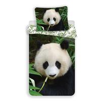 Iš medvilnės viengulė vaikiška patalynė 140x200 cm Panda – Jerry Fabrics