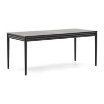 Prailginamas valgomojo stalas su papildomu stalviršiu iš ąžuolo 90x160 cm Lenon – Kave Home