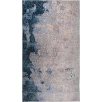 Mėlynos ir kreminės spalvos plaunamas kiliminis takelis 200x80 cm - Vitaus