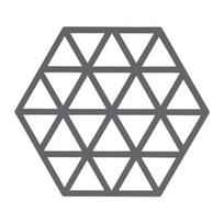 Pilkas silikoninis kilimėlis karštam puodui Zone Triangles