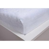 Paklodė baltos spalvos iš mikropliušo su guma 90x200 cm – Jerry Fabrics