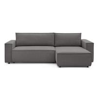 Sulankstoma kampinė sofa pilkos spalvos (modulinė) Nihad – Bobochic Paris