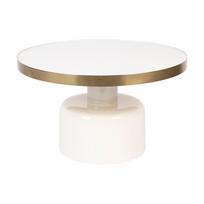 Iš metalo apvalios formos šoninis stalas ø 60 cm Glam – Zuiver