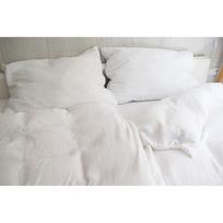 Iš muslino viengulė patalynė baltos spalvos 140x200 cm Plain Muslin – Butter Kings