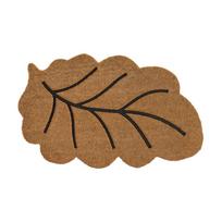 Iš kokoso pluošto grindų kilimėlis 45x75 cm Leaf – Casa Selección