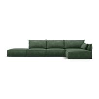 Tamsiai žalia kampinė sofa (dešinysis kampas) Vanda - Mazzini Sofas