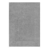 Rankų darbo pilkai smėlinės spalvos iš vilnos kilimas 120x170 cm Border – Flair Rugs