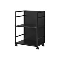 Iš metalo lentyna ant ratukų juodos spalvos 42x60 cm Tower – YAMAZAKI