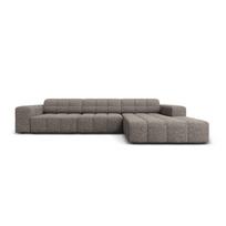Kampinė sofa tamsiai pilkos spalvos (su dešiniuoju kampu) Chicago – Cosmopolitan Design