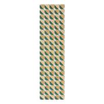 Kilimas geltonos spalvos/žalios spalvos 60x230 cm Carlos Circle Geo – Flair Rugs