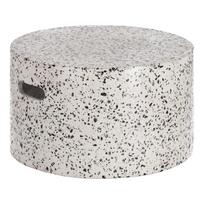 Baltas betoninis stalas Kave Home Jenell, skersmuo 52 cm