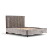 Dvigulė lova smėlio spalvos audiniu dengta su sandėliavimo vieta su lovos grotelėmis 140x200 cm Etero – Maison de Rêve