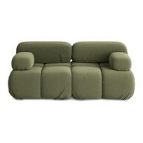 Šviesiai žalios spalvos iš velveto sofa 190 cm Lokua – Makamii
